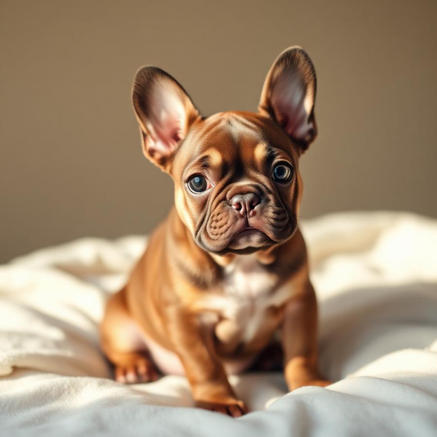 Cocoa — Chocolate & Tan French Bulldog puppy