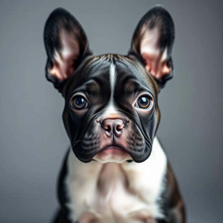 Tank — Pied French Bulldog puppy